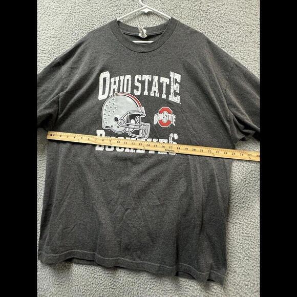 Ohio State Buckeyes T Shirt Mens 2XL Gray Short Sleeve Crew Neck Graphic NFL - Picture 4 of 10